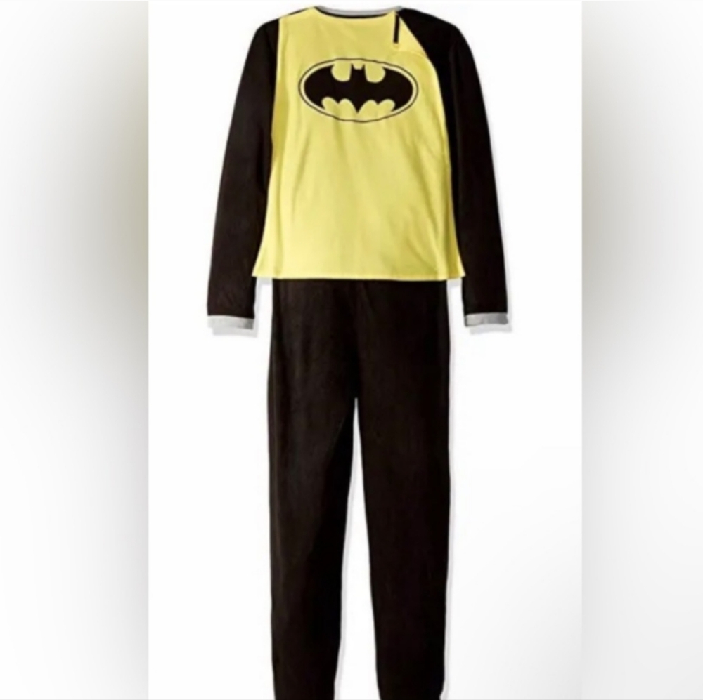 DC Comics Batman Onesie Costume With Cape And Pockets Size Medium Men's - Picture 3 of 7